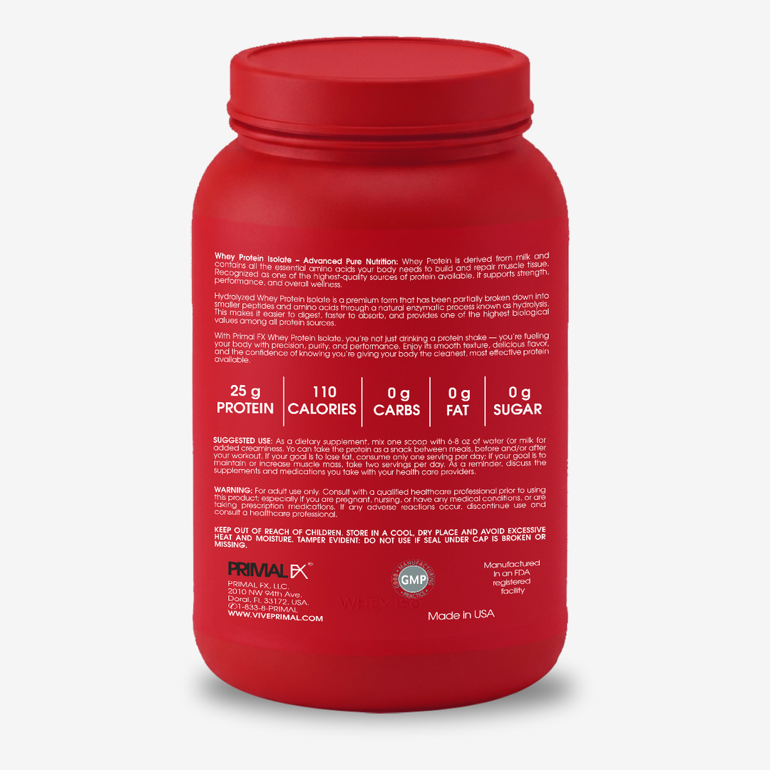 ISOLATE + HYDROLYZED WHEY