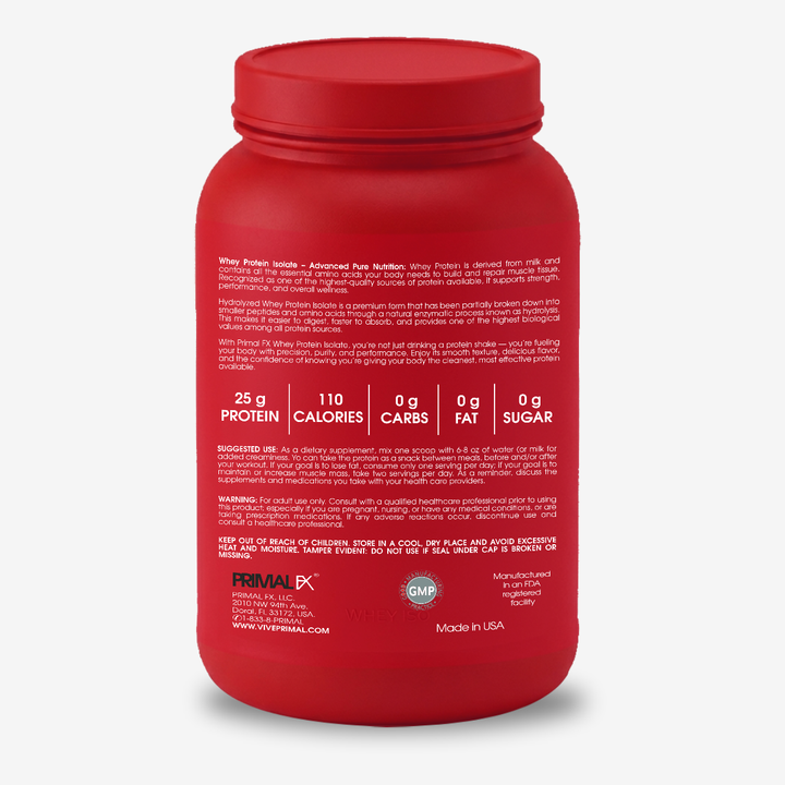 ISOLATE + HYDROLYZED WHEY