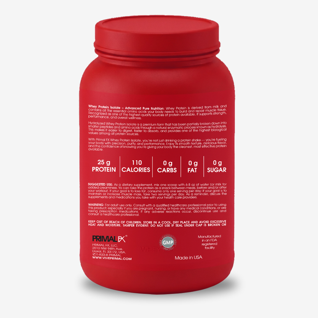 ISOLATE + HYDROLYZED WHEY