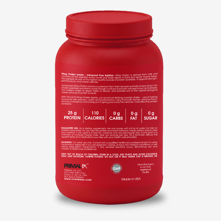 ISOLATE + HYDROLYZED WHEY
